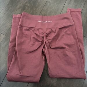 Alphalete amplify leggings in mauve